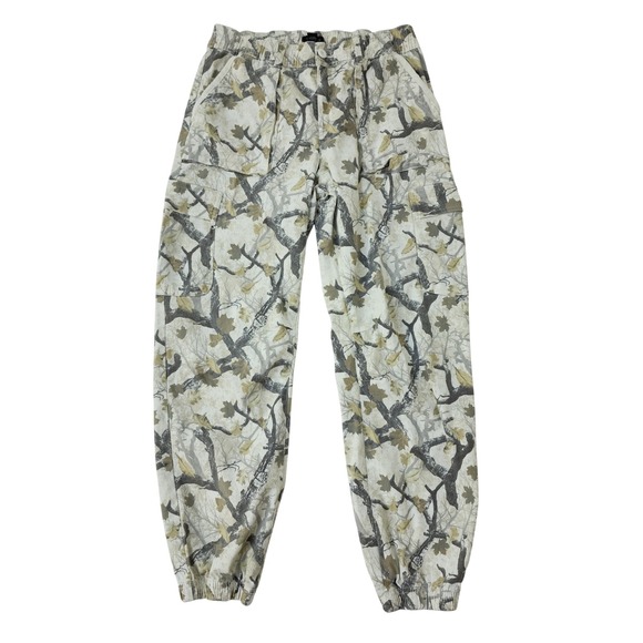Love & Liberty Pants - Love & Liberty Womens Real Tree Camo Cargo Jogger Pants Beige Grey Size Medium